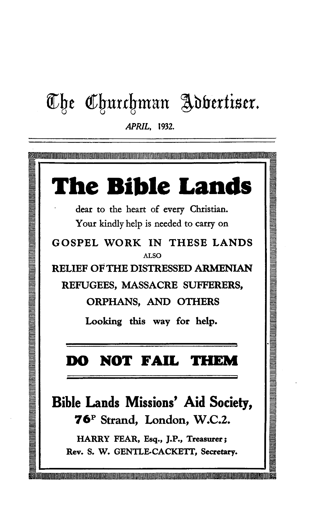 the Bible Lands Dea:R to the Heart of Every Christian