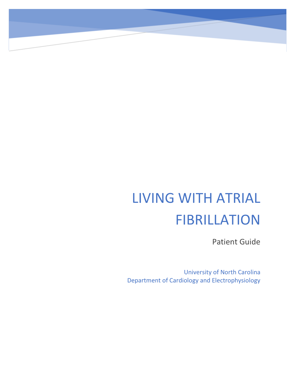 Living with Atrial Fibrillation (Afib): Introduction