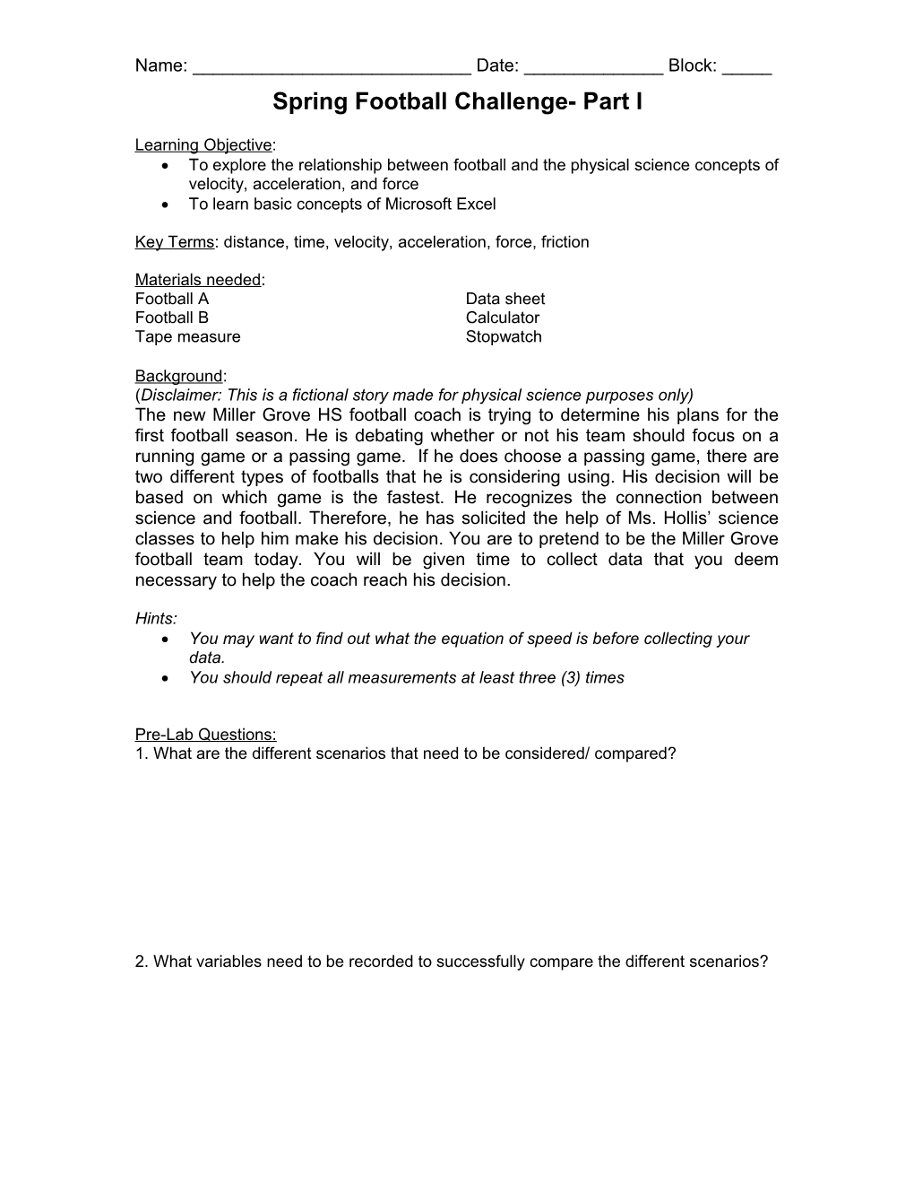 How the Physics of Football Works