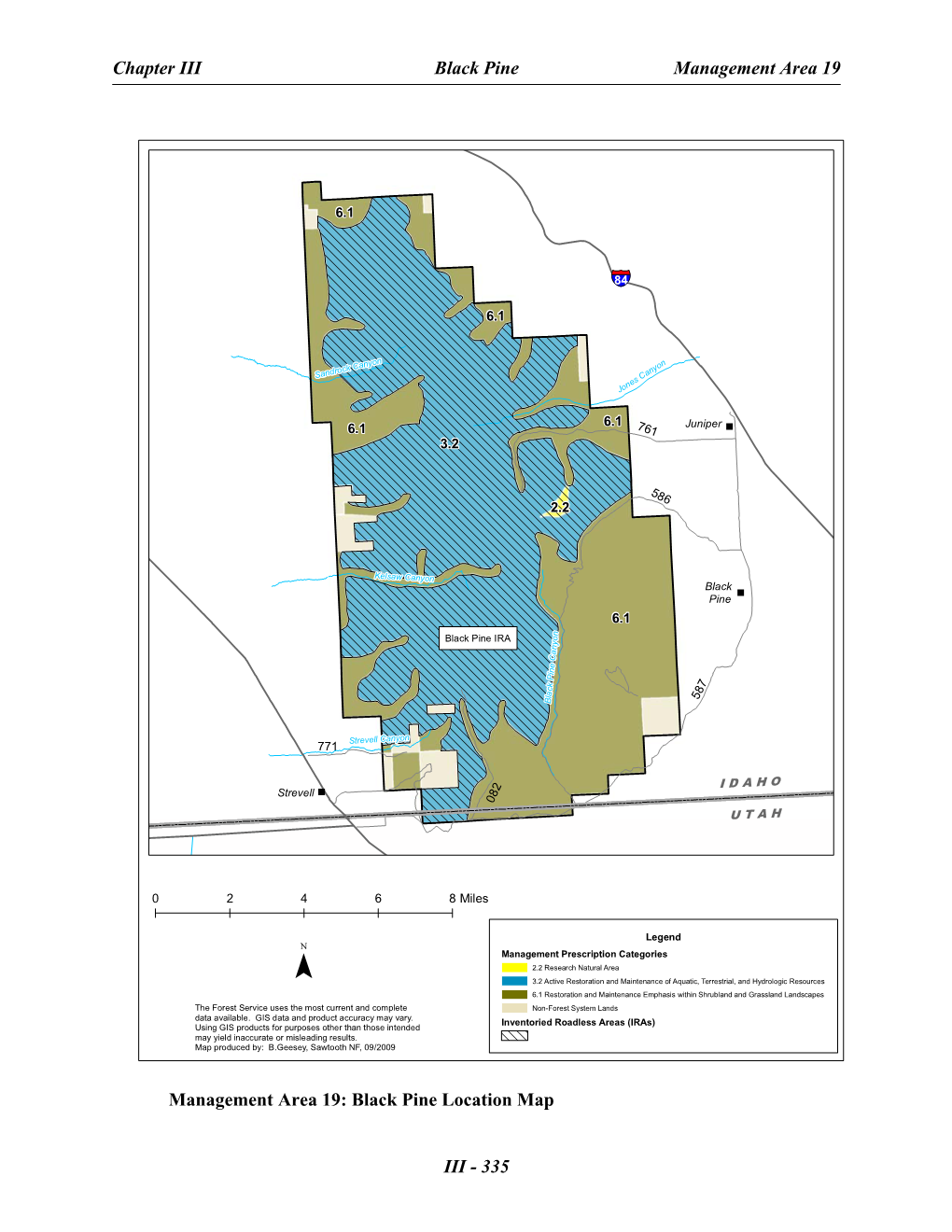 Black Pine Management Area 19