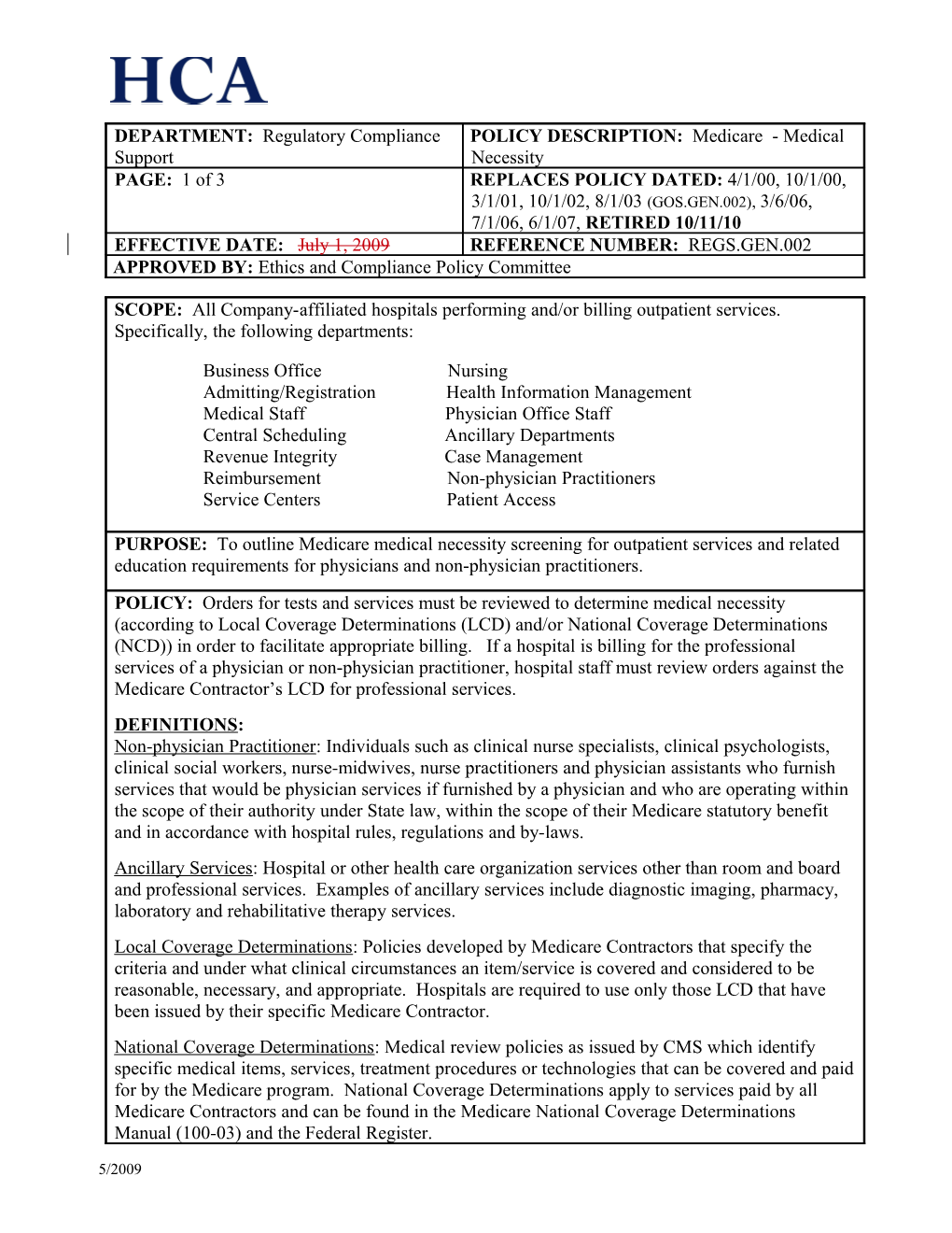 Policy and Procedure Approval Form s2