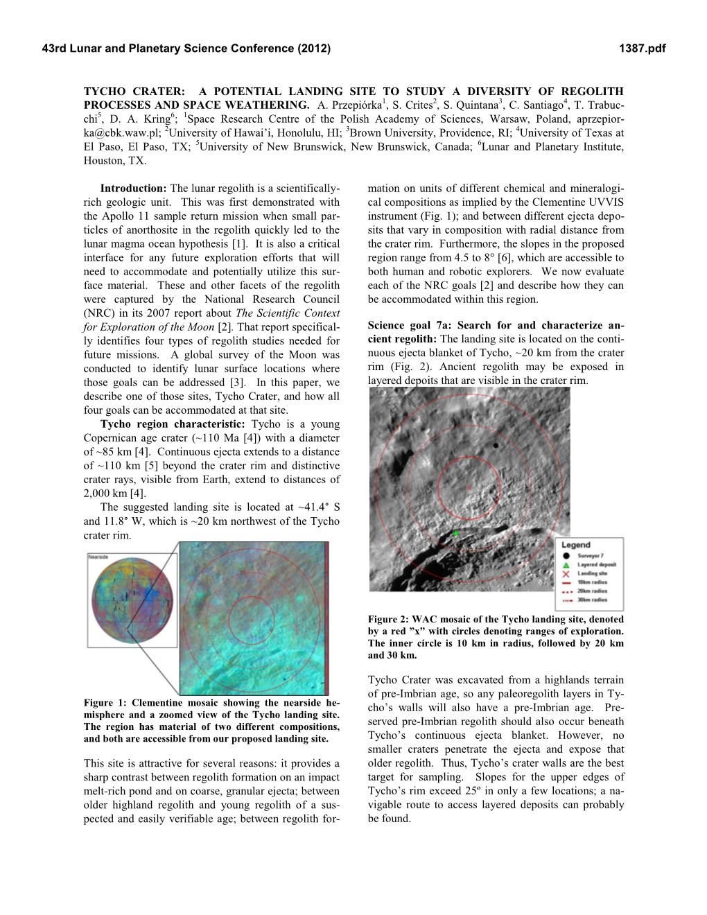 Tycho Crater: a Potential Landing Site to Study a Diversity of Regolith Processes and Space Weathering