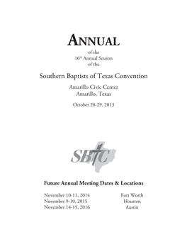 2013 Annual Meeting