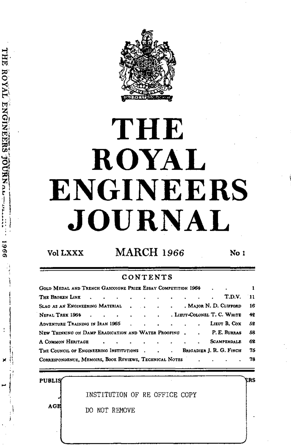 The Royal Engineers Journal