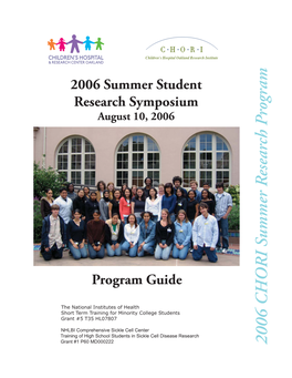 Symposium Guide 2006