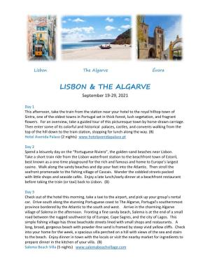 Lisbon & the Algarve