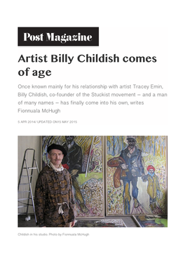 Artist Billy Childish Comes of Age