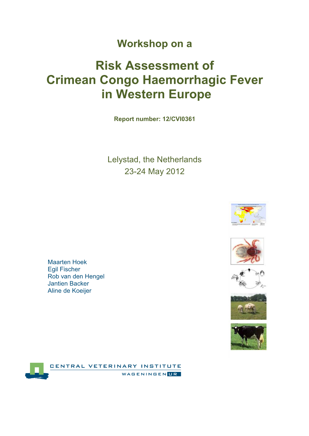 Risk Assessment Crimean Congo Haemorraghic Fever