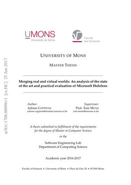 Merging Real and Virtual Worlds: an Analysis of the State of the Art and Practical Evaluation of Microsoft Hololens