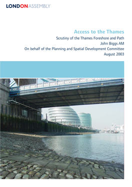 Access to the Thames’ Foreshore