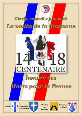 La Vallée De La Boulzane Honore Ses Morts Pour La France
