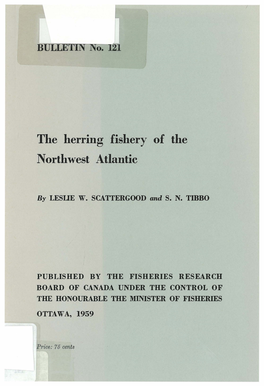 The Herring Fishery of the Northwest Atlantic