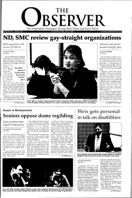 THE ND, SMC Review Gay-Straight Organizations