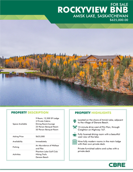 Amisk Lake, Saskatchewan $625,000.00