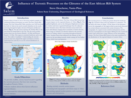 Tectonics and Climate of the East African Rift System