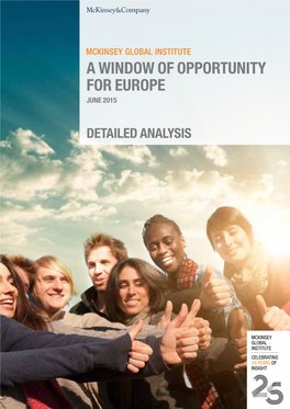 A Window of Opportunity for Europe June 2015