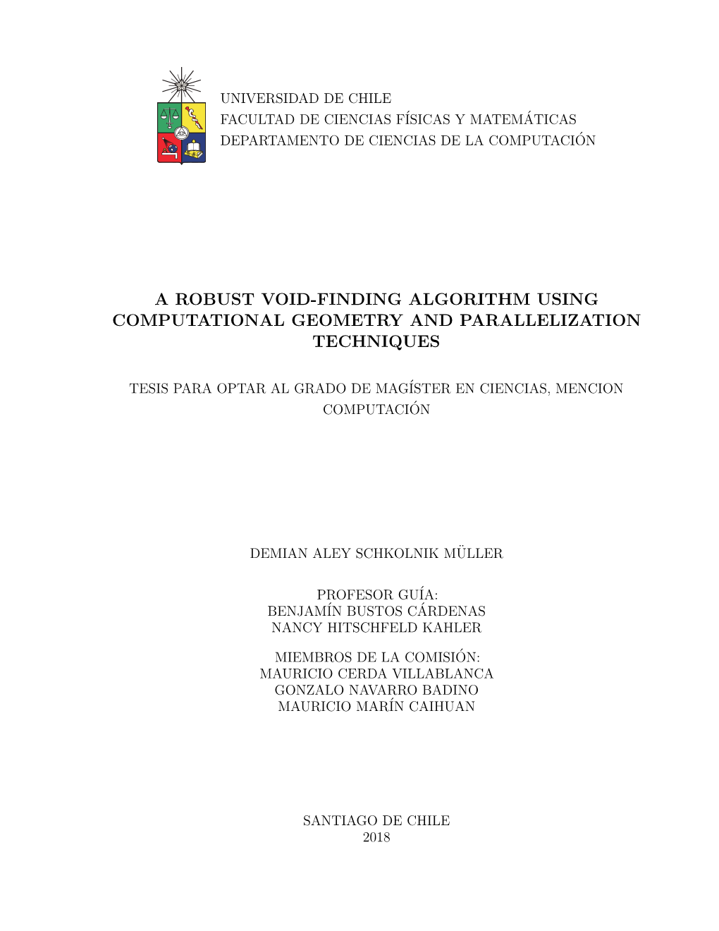 A Robust Void-Finding Algorithm Using Computational Geometry and Parallelization Techniques