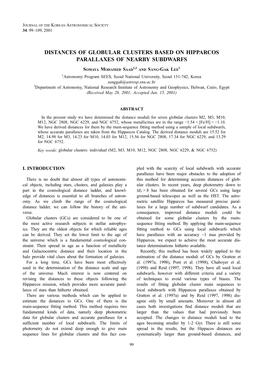 Distances of Globular Clusters Based on Hipparcos Parallaxes of Nearby Subdwarfs