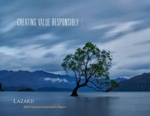 Corporate Sustainability Report 2020 CORPORATE SUSTAINABILITY REPORT 2