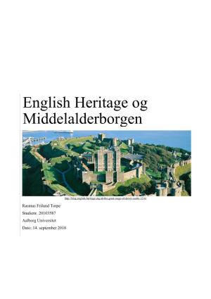 English Heritage Og Middelalderborgen