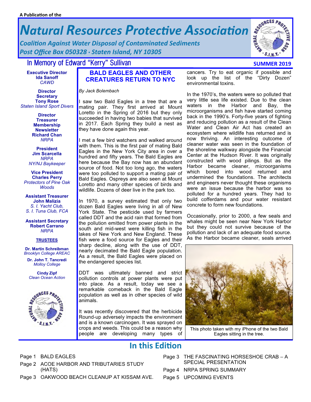 NRPA Newsletter Summer 2019.Pub