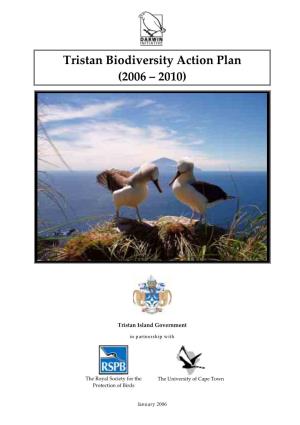 Tristan Da Cunha Biodiversity Action Plan