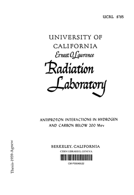 Ernesto.Lawrence Radiation Laboratory