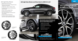 AC2 Lightweight Wheels for BMW X3 and X4