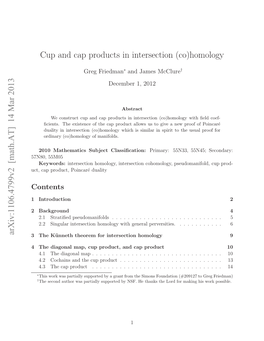 Cup and Cap Products in Intersection (Co)Homology