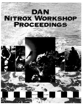 NITROX WORKSHOP DINGS Rubicon Foundation Archive (