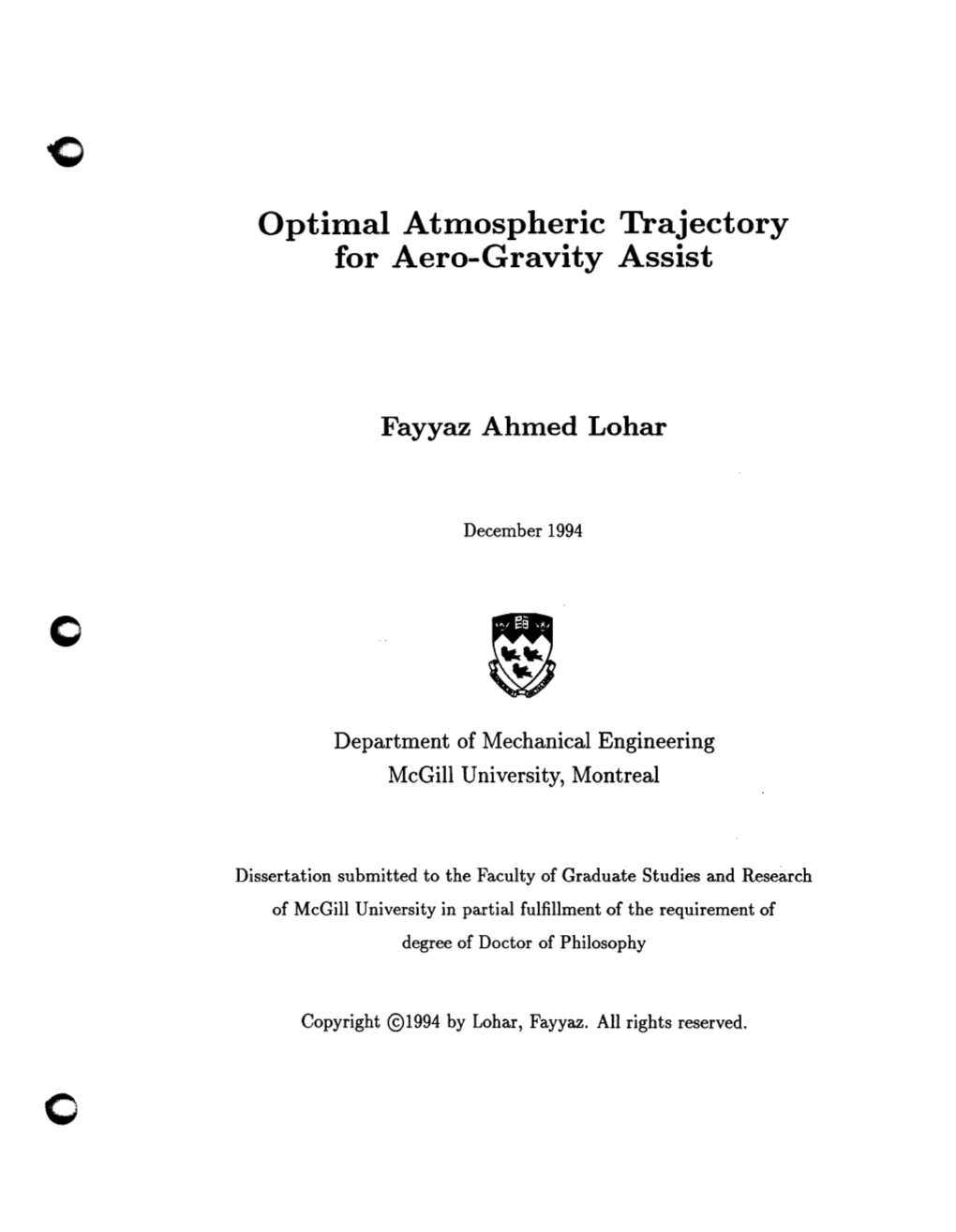 Optimal Atmospheric Trajectory for Aero-Gravity Assist