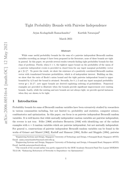 Tight Probability Bounds with Pairwise Independence