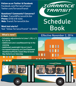 Bus Schedule Book