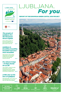 Report of the European Green Capital 2016 Project