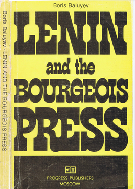 Lenin and the Bourgeois Press