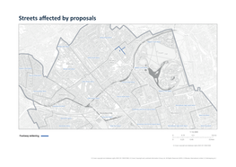 Streets Affected by Proposals