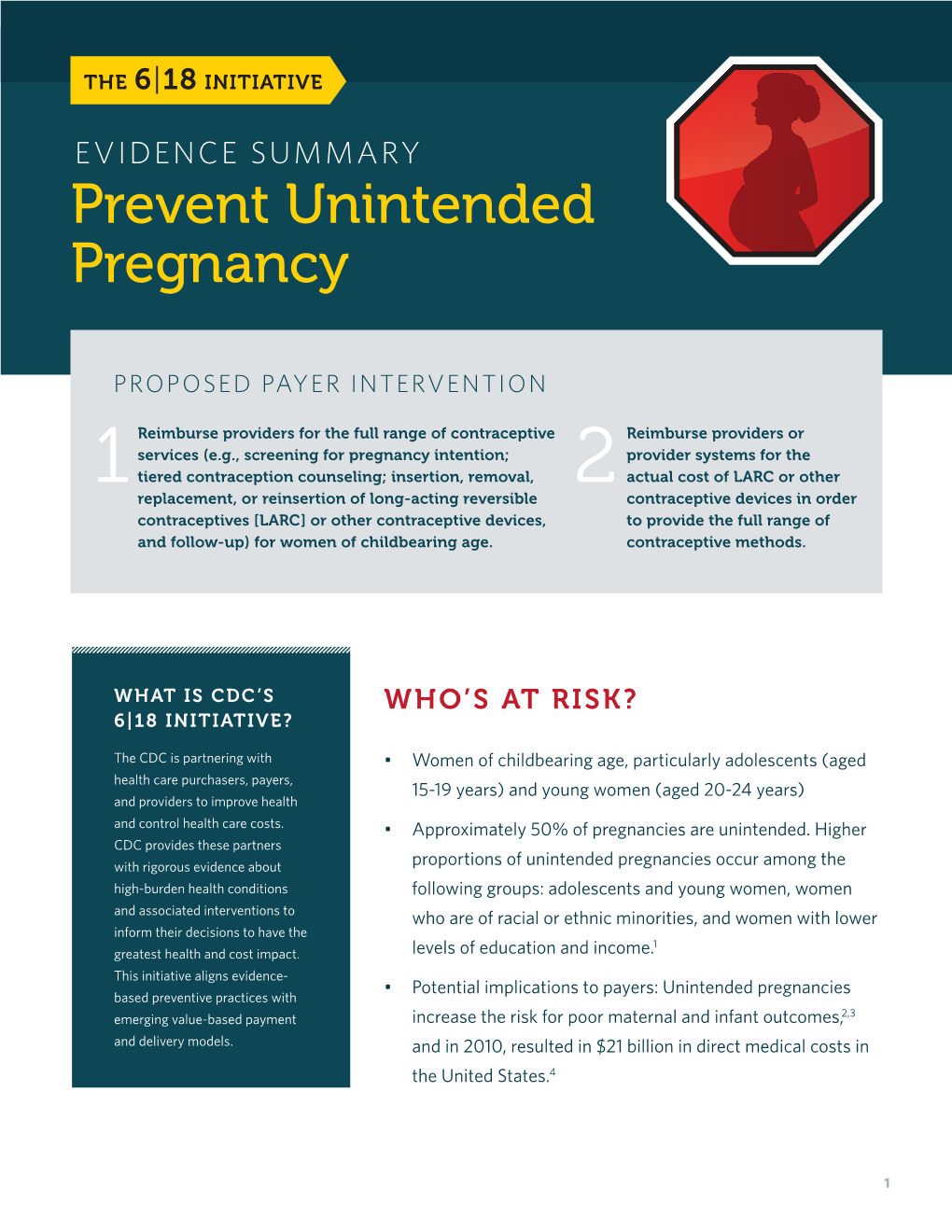 Prevent Unintended Pregnancy
