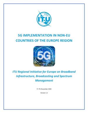 5G Implementation in Non-EU Countries of Europe Region