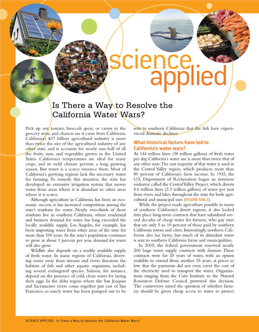 SCIENCE APPLIED: Is There a Way to Resolve the California Water Wars? Crescent City