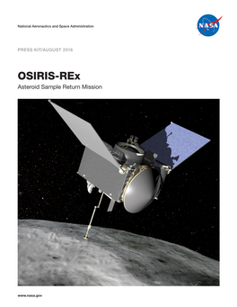 OSIRIS-Rex Asteroid Sample Return Mission