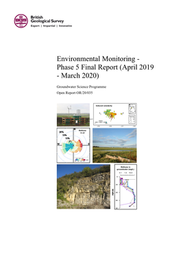 Environmental Monitoring - Phase 5 Final Report (April 2019 - March 2020)