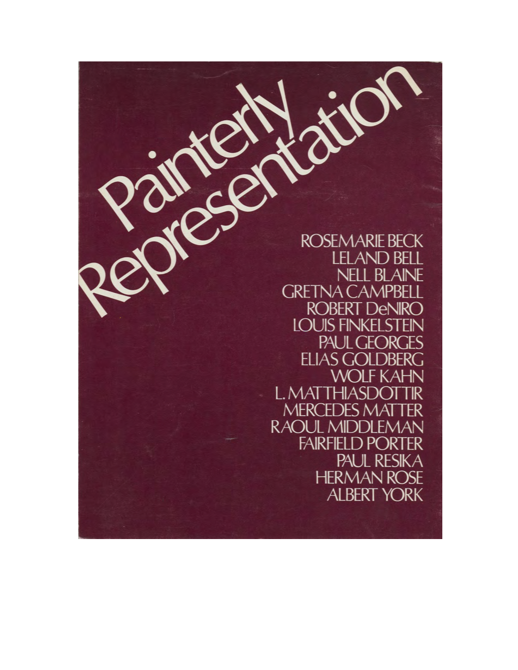 Painterly Representation