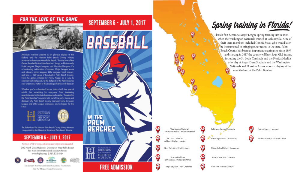 Baseball Brochure Front