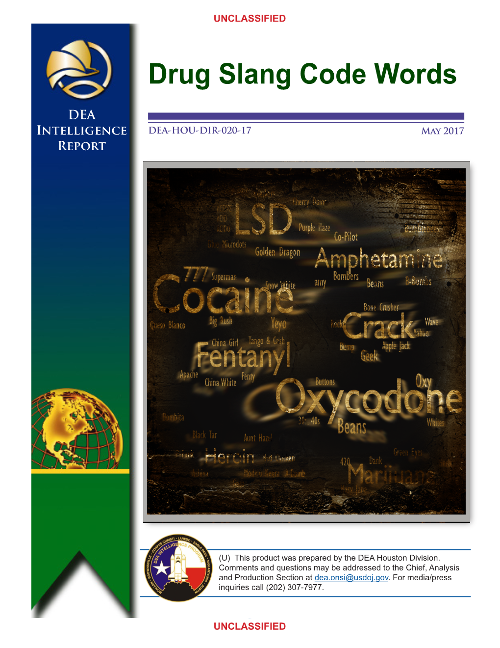 Drug Slang Code Words