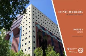 The Portland Building Reconstruction Project