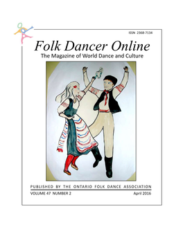 Folk Dancer Online the Magazine of World Dance and Culture