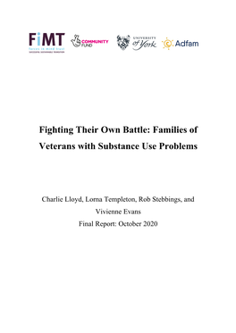 Families of Veterans with Substance Use Problems