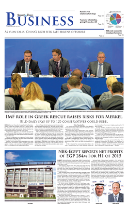 IMF Role in Greek Rescue Raises Risks for Merkel