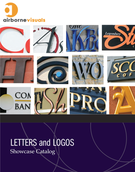 LETTERS and LOGOS Showcase Catalog FORMED PLASTIC