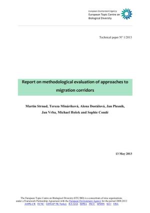 Report on Methodological Evaluation of Approaches to Migration Corridors